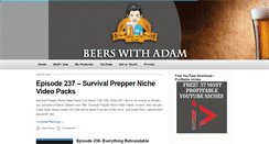 Desktop Screenshot of beerswithadam.com
