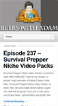 Mobile Screenshot of beerswithadam.com